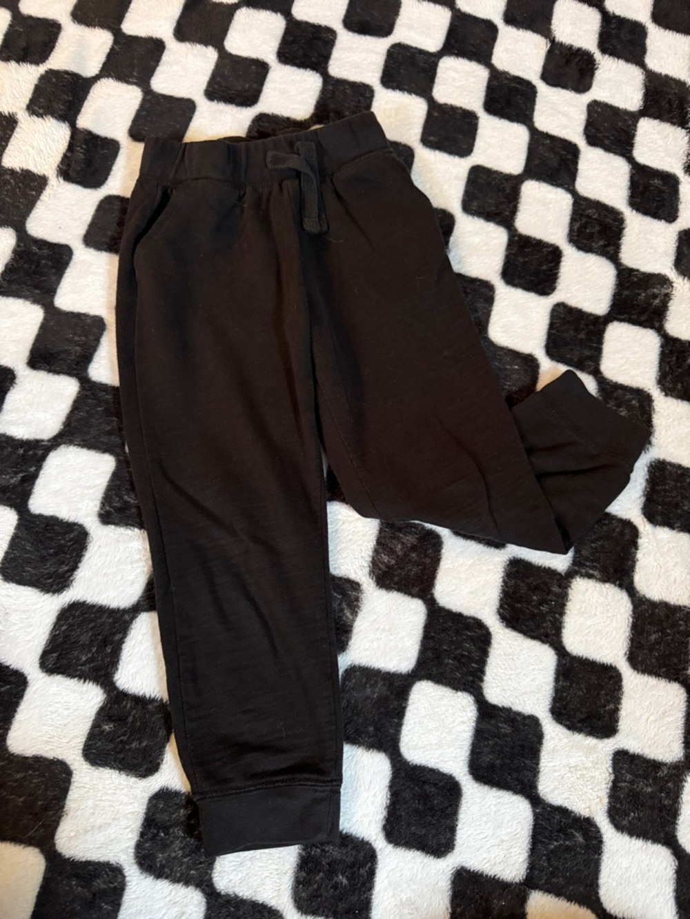 okie dokie Black Toddler Joggers